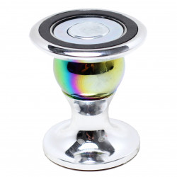 Universal Magnetic Quick Snap Windshield and Dashboard Car Mount Holder Tube (Silver)